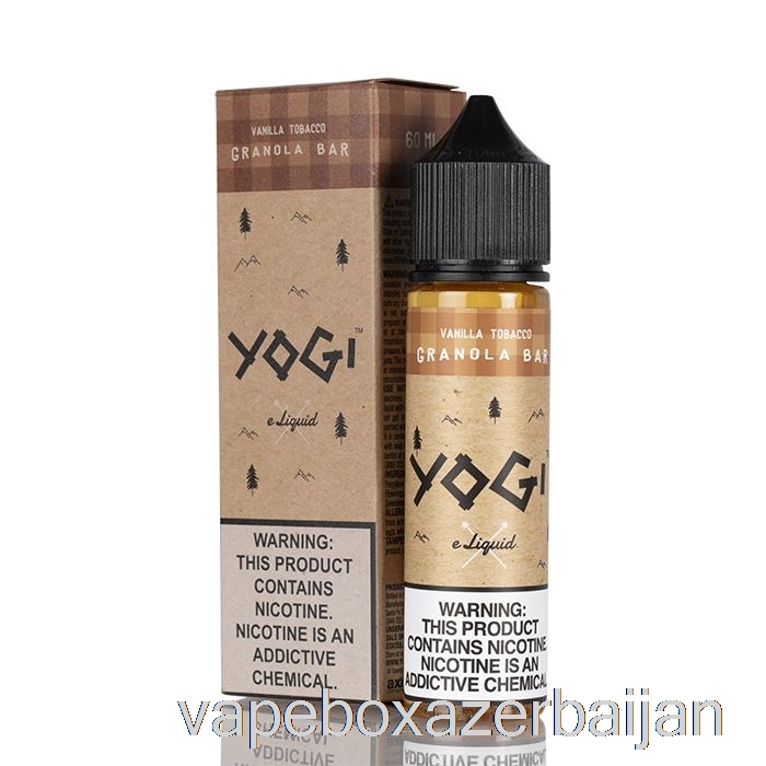 E-Juice Vape Vanilla Tobacco Granola Bar - Yogi E-Liquid - 60mL 0mg